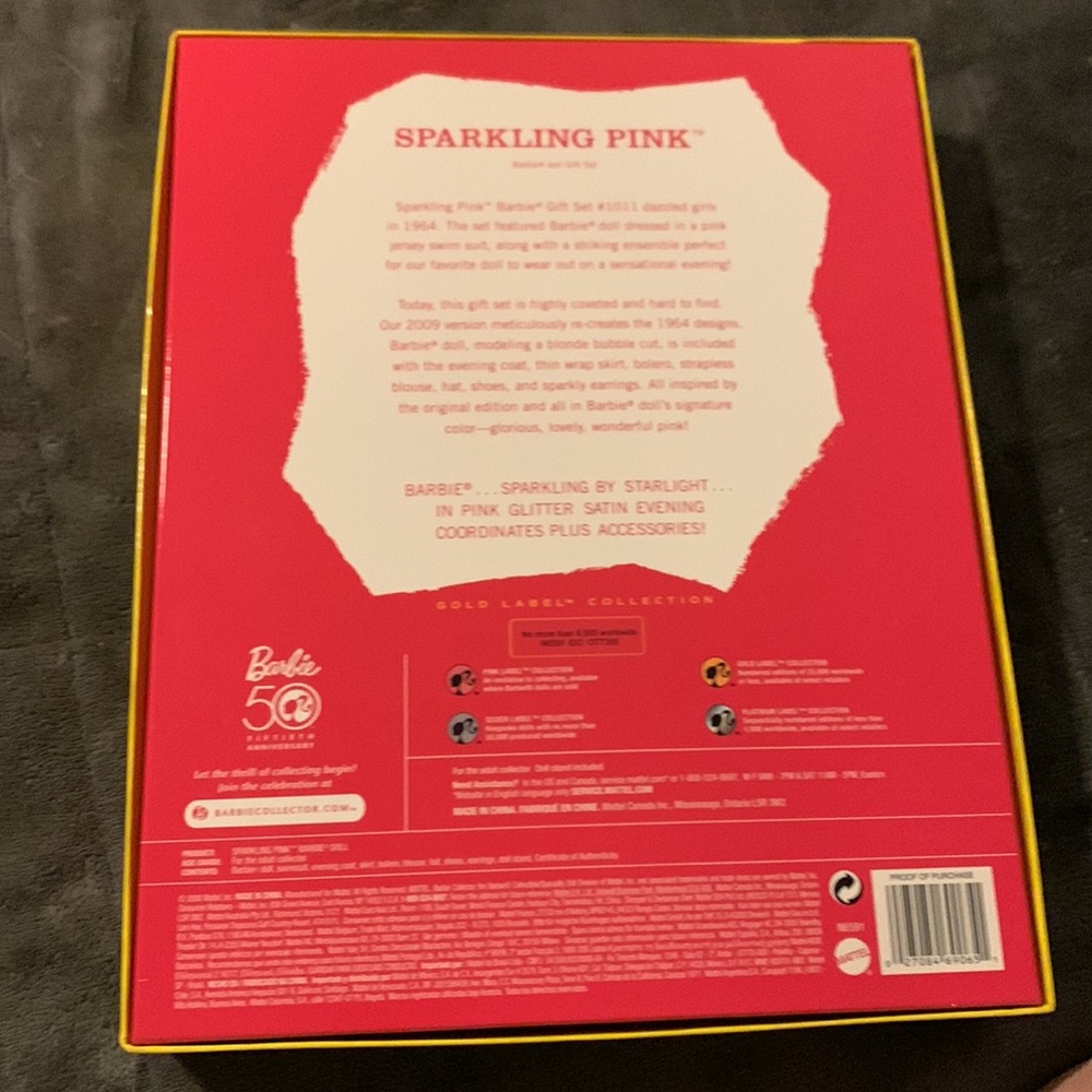 Barbie Sparkling Pink Gift Set. - Picture 5 of 7